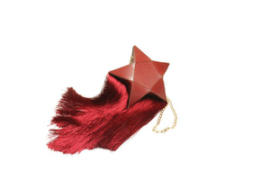 Open image in slideshow, Stella Fringed XS &lt;br&gt; Pomarol Brass chain
